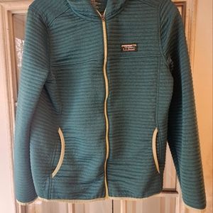 LL BEAN Lightweight Activewear Jacket, Teal, Med.
